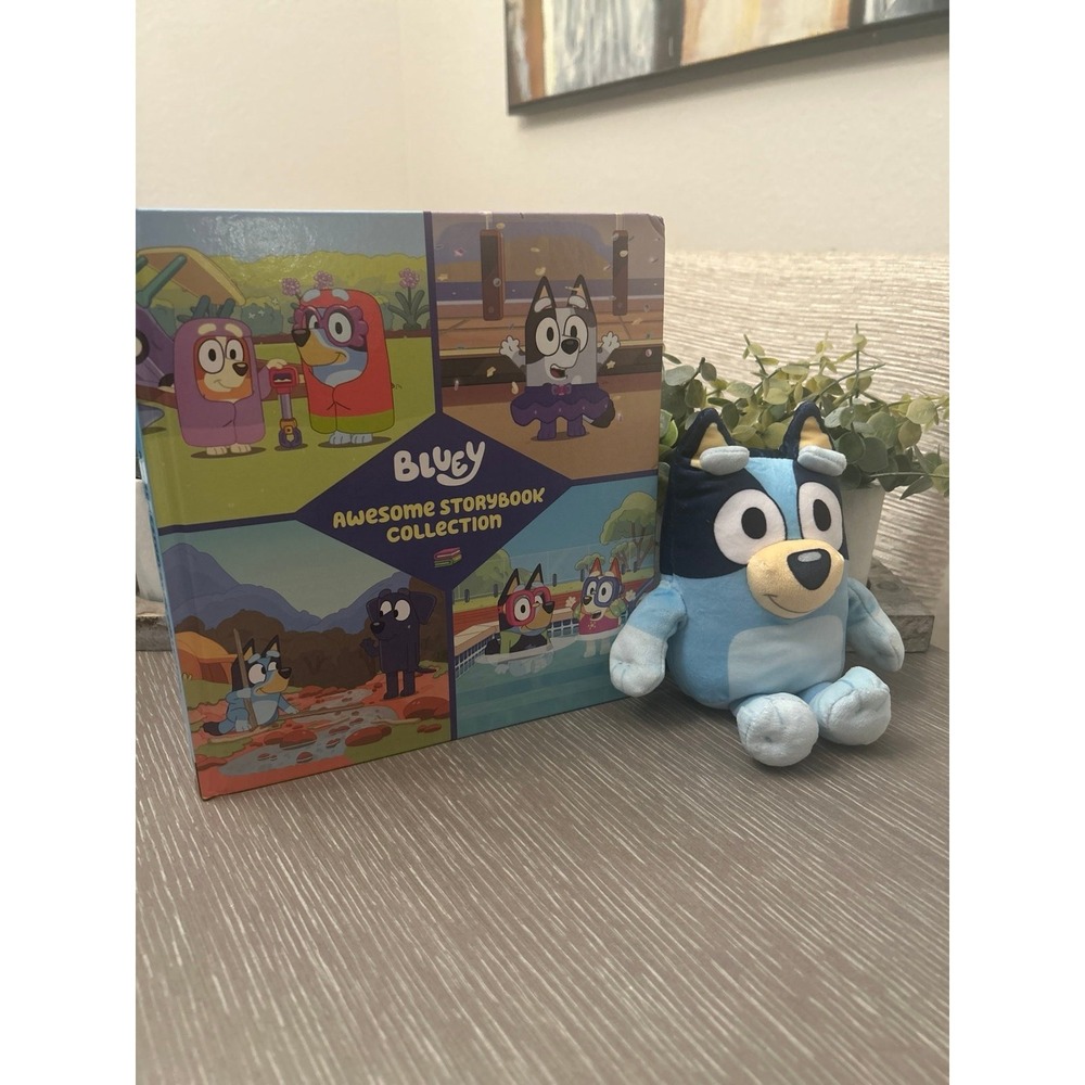 Bluey Awesome Storybook Collection (Hardcover)‎ with TY BLUEY